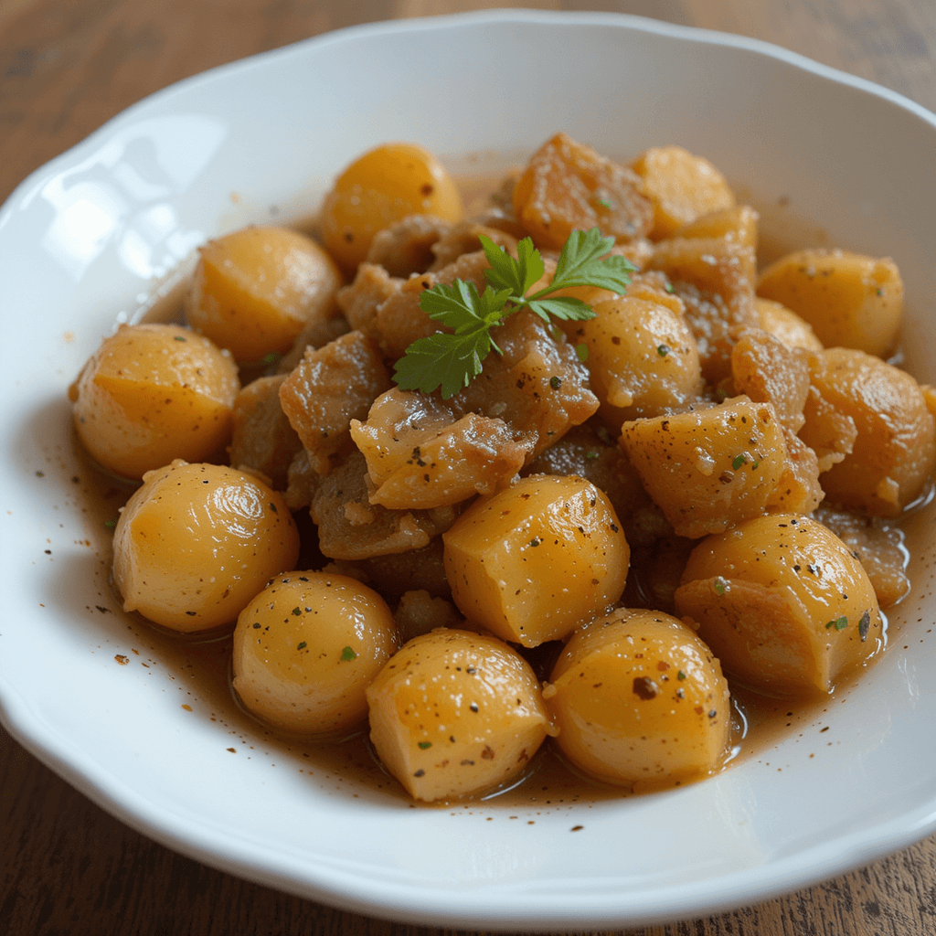 Estofado de Setas y Patatas: Un Placer Reconfortante para los Meses de Invierno