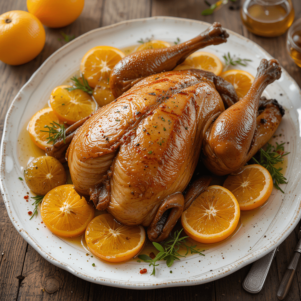 Pato a la Naranja: Un Manjar Gourmet para Celebraciones de Invierno