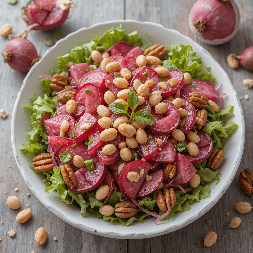 Ensalada de Remolacha y Nueces: Un Manjar Fresco para el Mes de Febrero