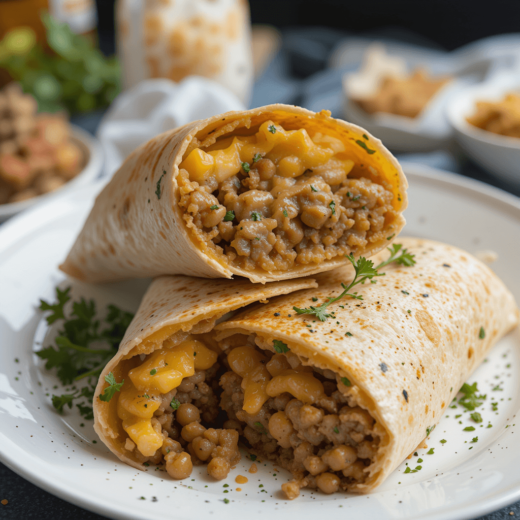 Burritos de Desayuno con Huevos y Frijoles: Una Delicia para el Mes de Febrero