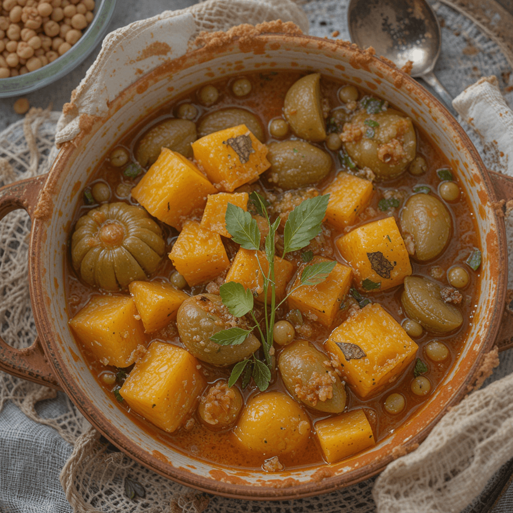 Estofado de Garbanzos y Calabaza: Un Plato Reconfortante para el Mes de Febrero