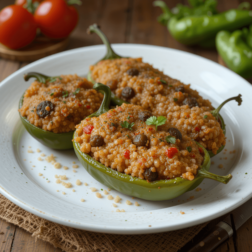 Pimientos Rellenos de Quinoa y Frijoles: Una Opción Nutritiva para el Mes de Febrero