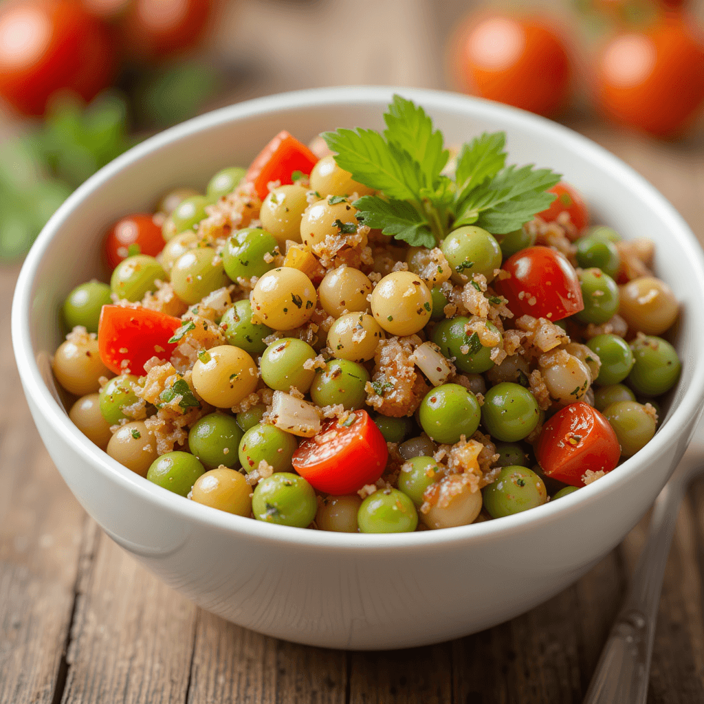 Ensalada de Frijoles Blancos y Tomate: Frescura en Cada Bocado
