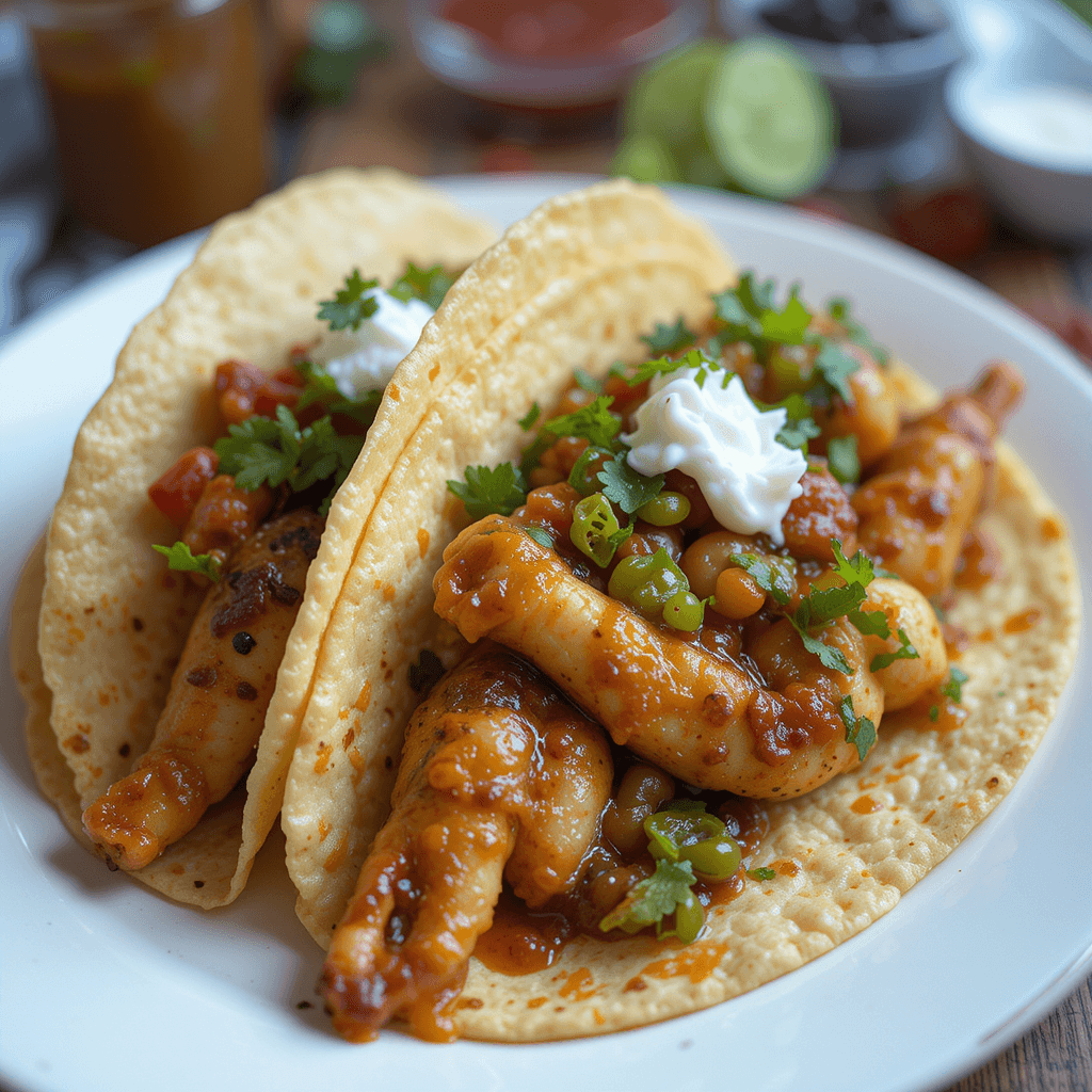 Tacos de Camarones al Chipotle: Un Encuentro Picante para el Paladar