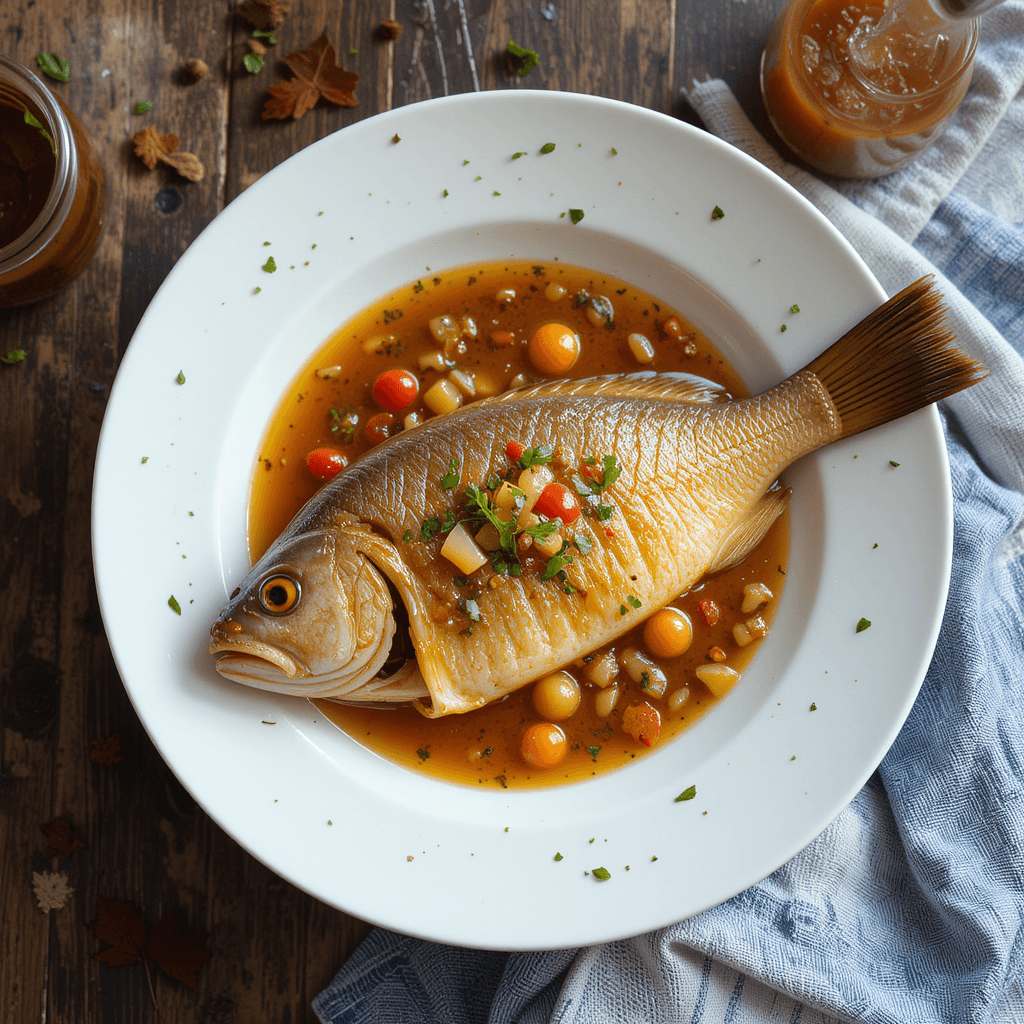 pescado, salsa de mostaza, miel, febrero, sabroso