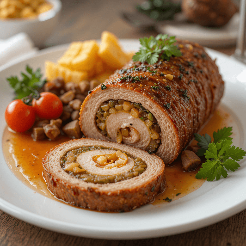 Rollo de Carne con Verduras Asadas: Una Delicia Casera para San Valentín
