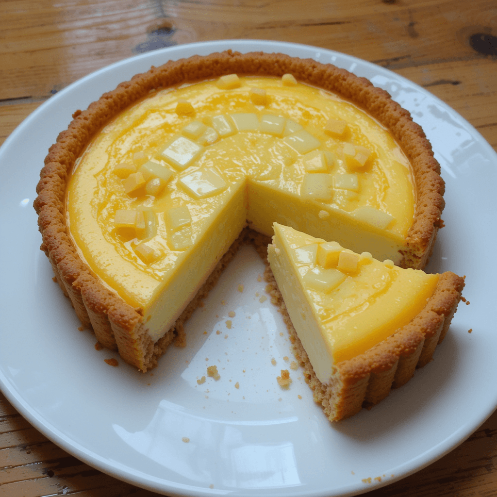 Tarta de Queso con Base de Galleta y Huevo: Un Postre Ideal para San Valentín