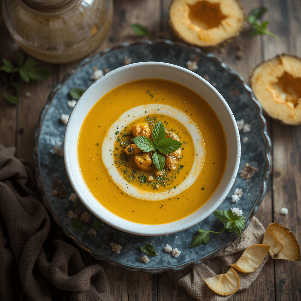 Sopa de Calabaza y Coco: Un Abrazo Reconfortante en Febrero