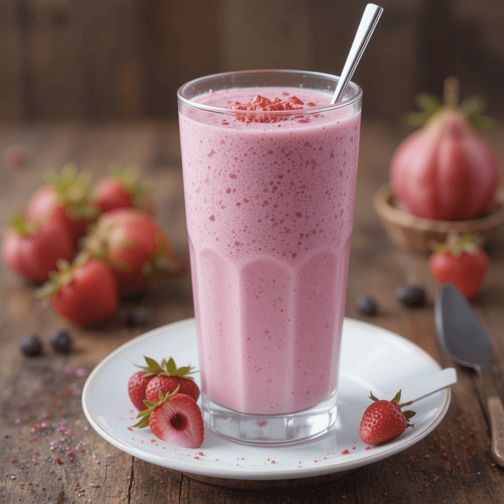 Batido de Fresa y Plátano: Una Opción Saludable para el Desayuno de Febrero