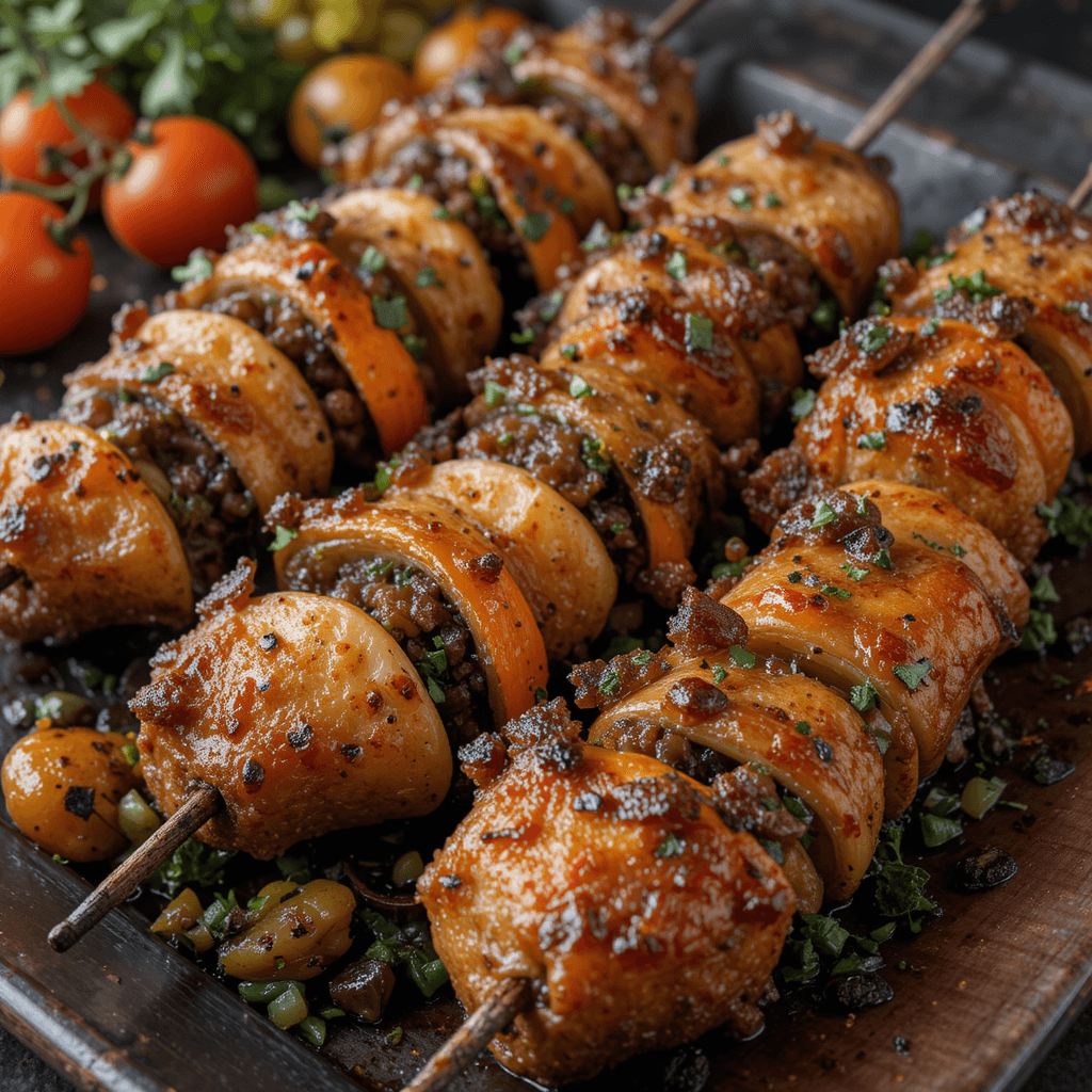 Brochetas de Cerdo con Verduras: Una Delicia a la Parrilla para este Marzo