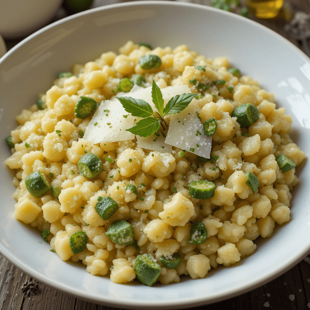 Risotto de Calabacín y Limón: Un Viaje de Sabores Italianos