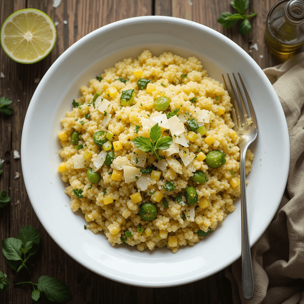 Risotto de Calabacín y Limón: Un Viaje de Sabores Italianos