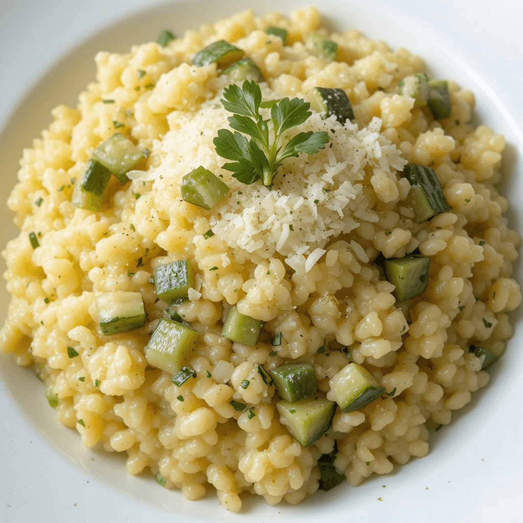 Risotto de Calabacín y Limón: Un Viaje de Sabores Italianos