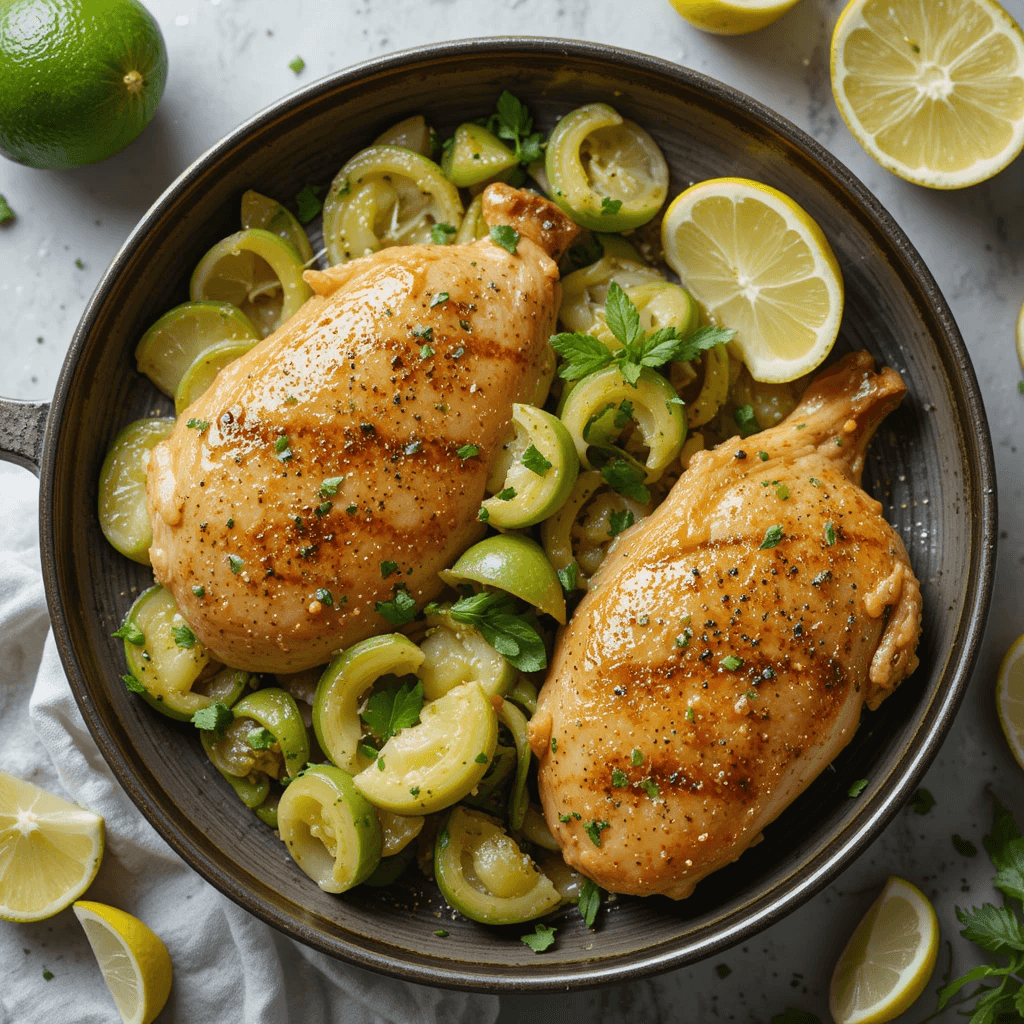 Pollo al Limón con Espárragos: Una Comida Saludable y Satisfactoria