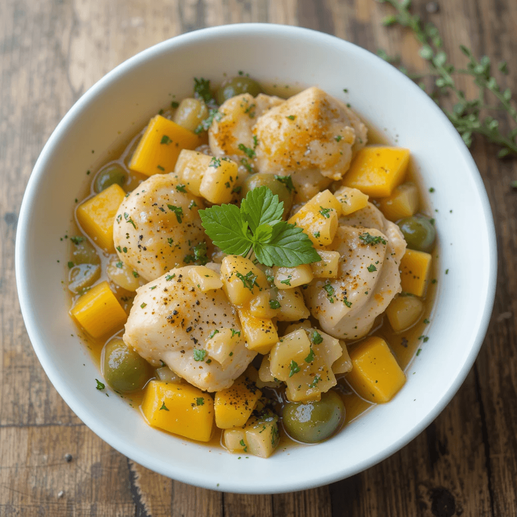 Guiso de Pollo y Calabaza: Un Plato Reconfortante y Nutritivo