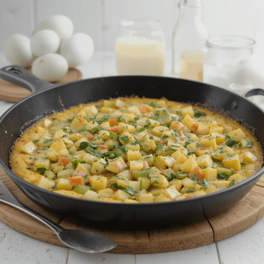 Tortilla de Patatas y Espinacas: Un Platillo Clásico de Argentina
