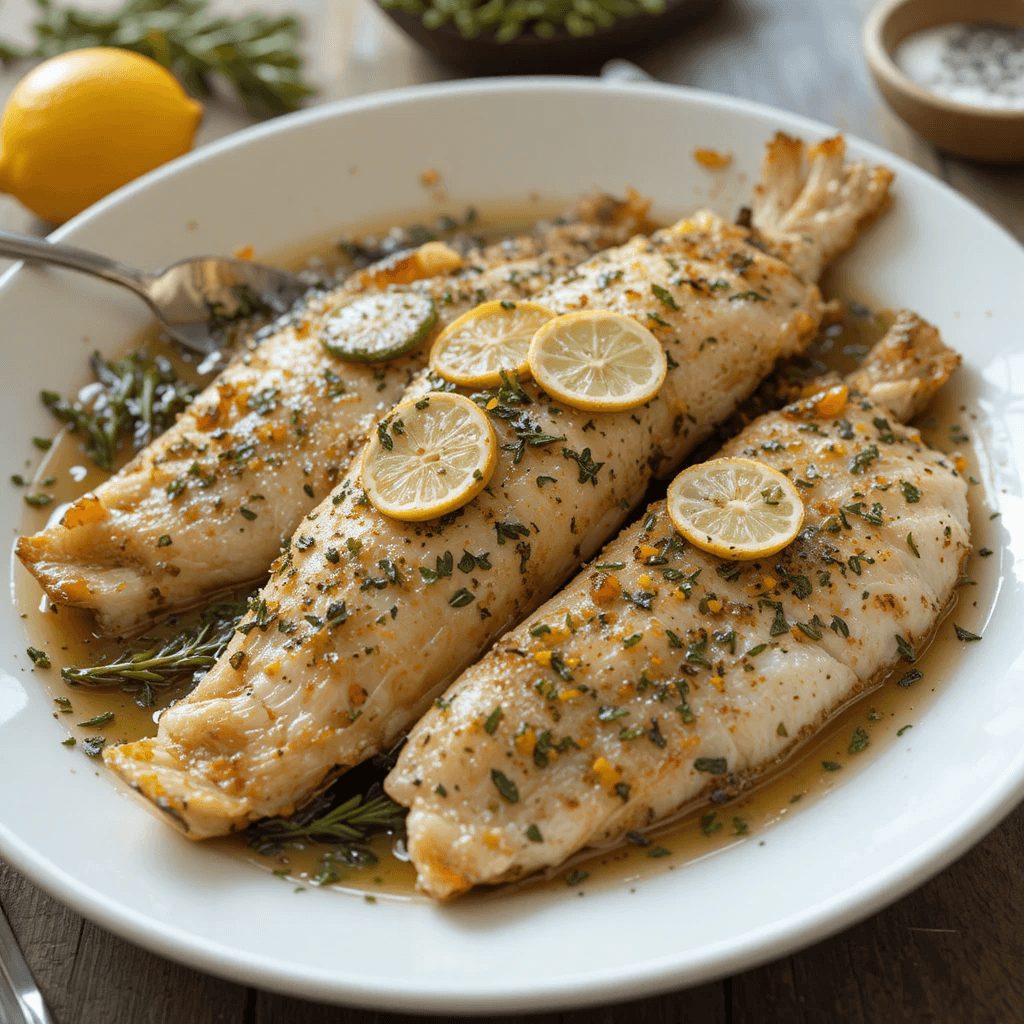 Pescado al Horno con Limón y Hierbas: Un Platillo Saludable de Chile
