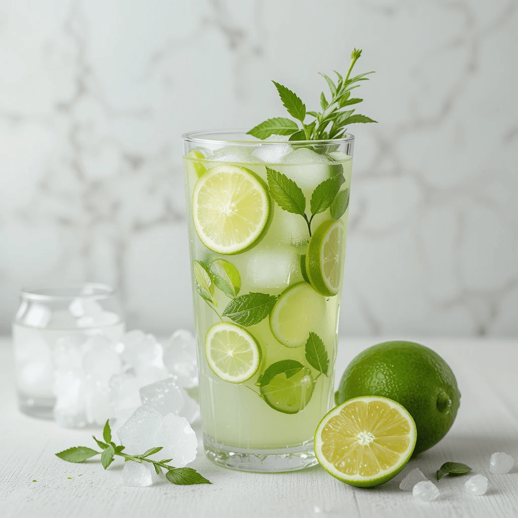 Limonada de Hierbabuena La Bebida Refrescante de Colombia