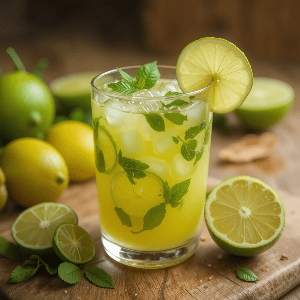 Limonada de Hierbabuena La Bebida Refrescante de Colombia
