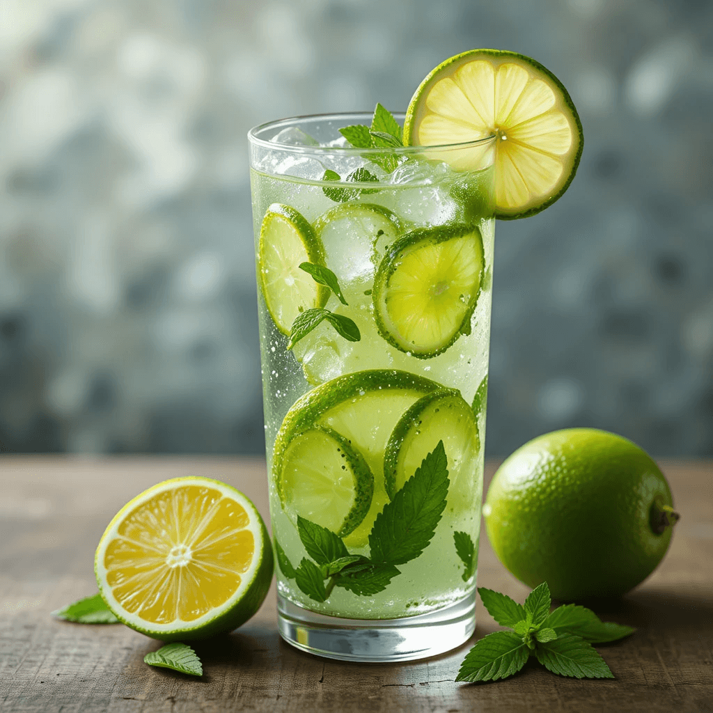 Limonada de Hierbabuena La Bebida Refrescante de Colombia