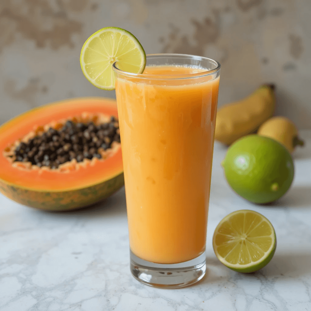 Batido de Papaya y Limón: La Bebida Refrescante de Perú