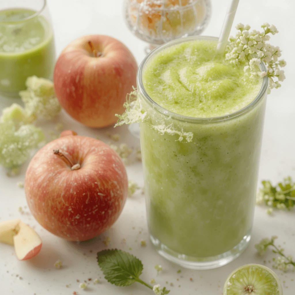 Smoothie de Espinacas y Manzana Verde Un Elixir Nutritivo Mexicano