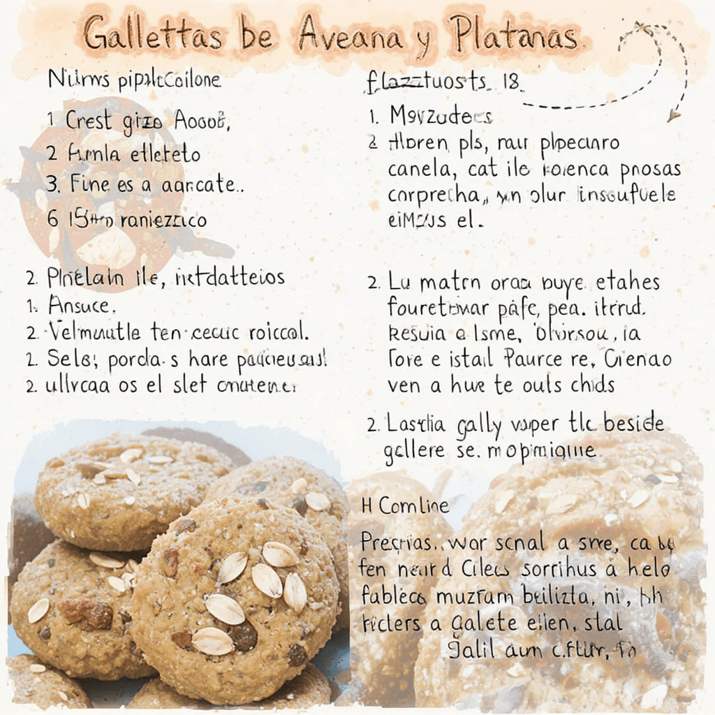 Galletas de Avena y Plátano: Un Viaje Delicioso y Nutritivo
