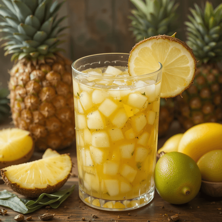 Batido de Espinacas y Piña: Un Viaje Tropical a la Frescura