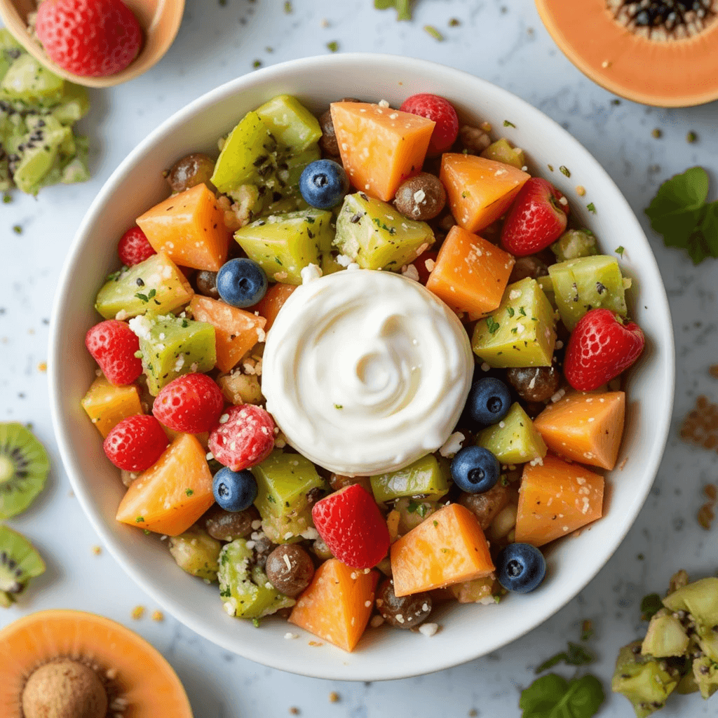 Ensalada de Frutas con Yogur: Un Placer Fresco de Colombia