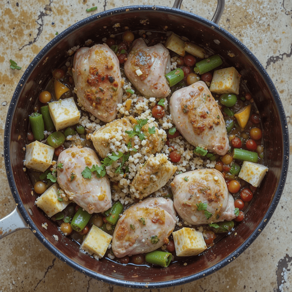 Guiso de Pollo con Zanahorias y Guisantes: Un Plato Reconfortante de Cuba

