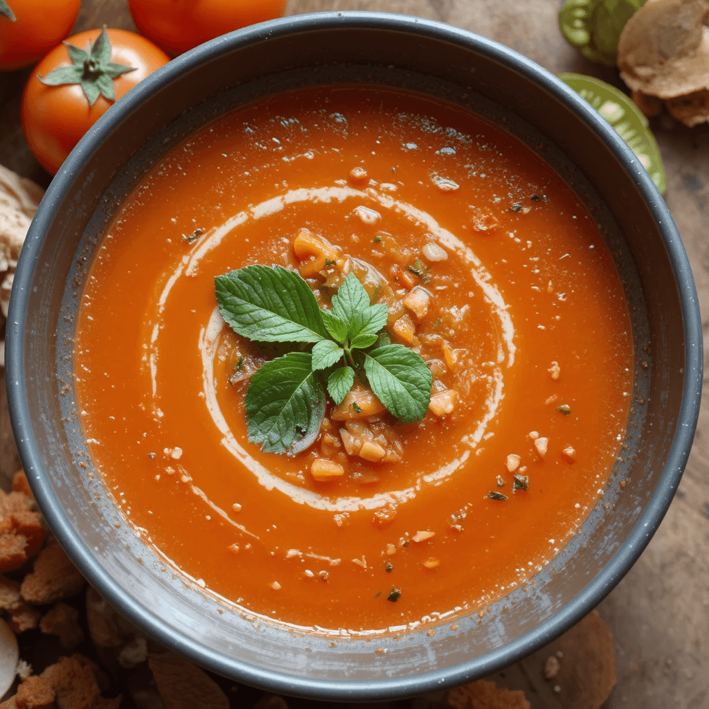 Sopa de Tomate y Albahaca: Un Clásico Reconfortante de Argentina