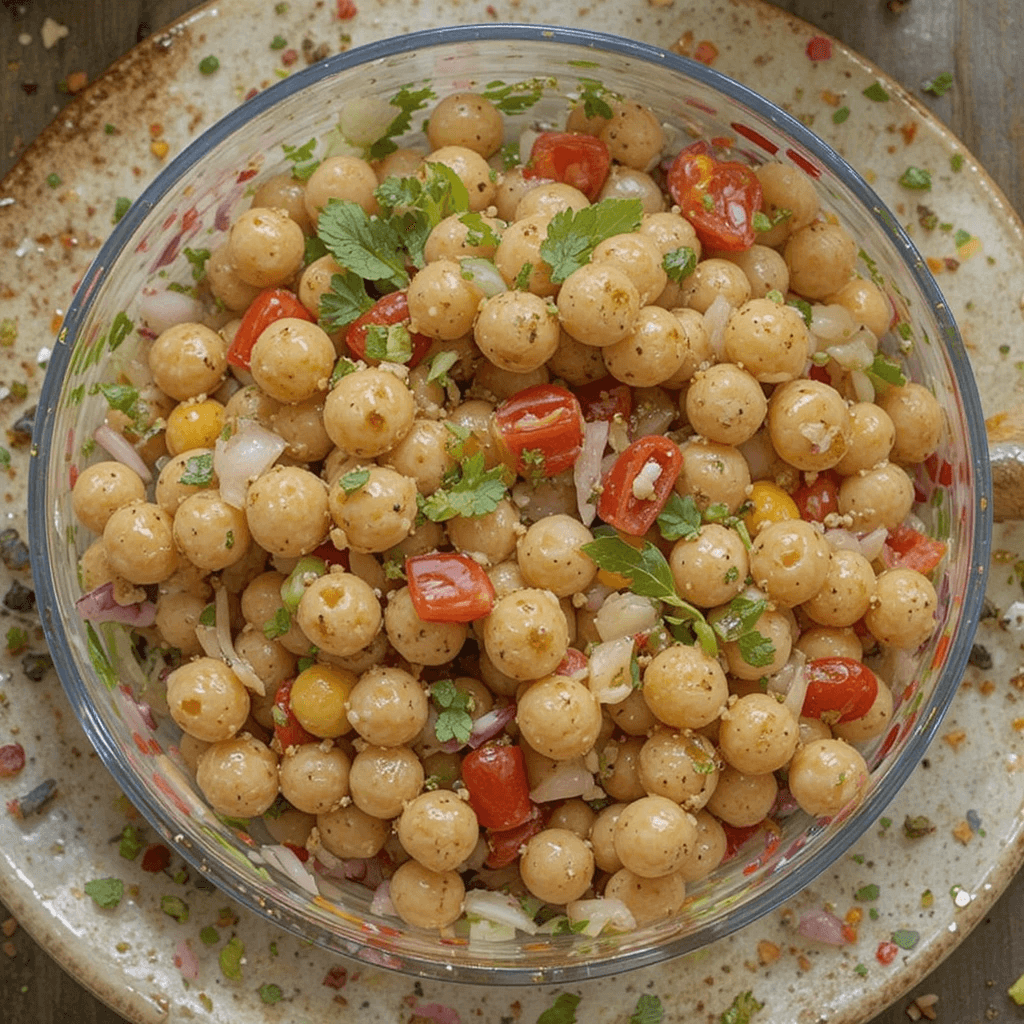 Ensalada de Garbanzos y Pimientos: Un Platillo Fresco de Cuba