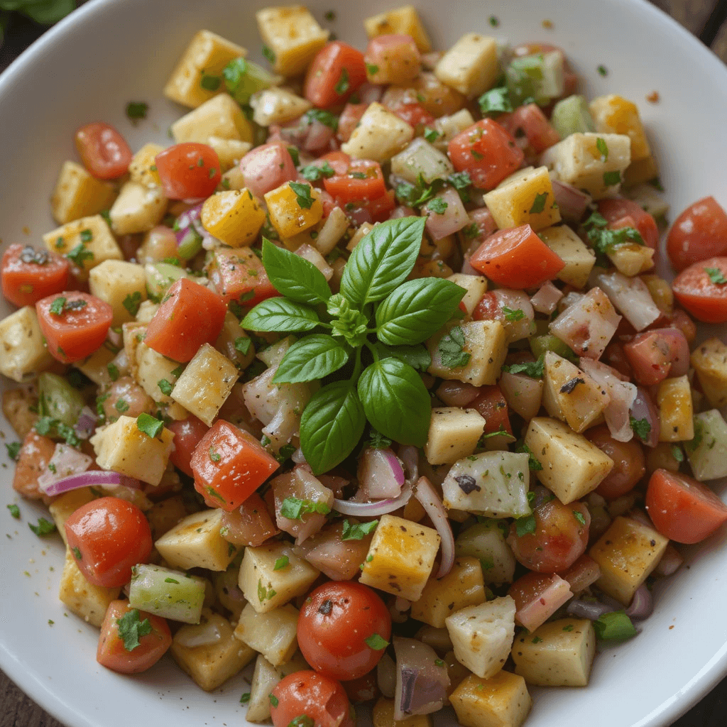 Fattoush: Una Ensalada Clásica de Líbano