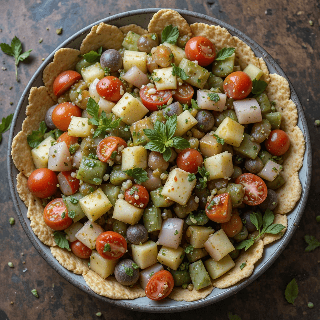 Fattoush: Una Ensalada Clásica de Líbano
