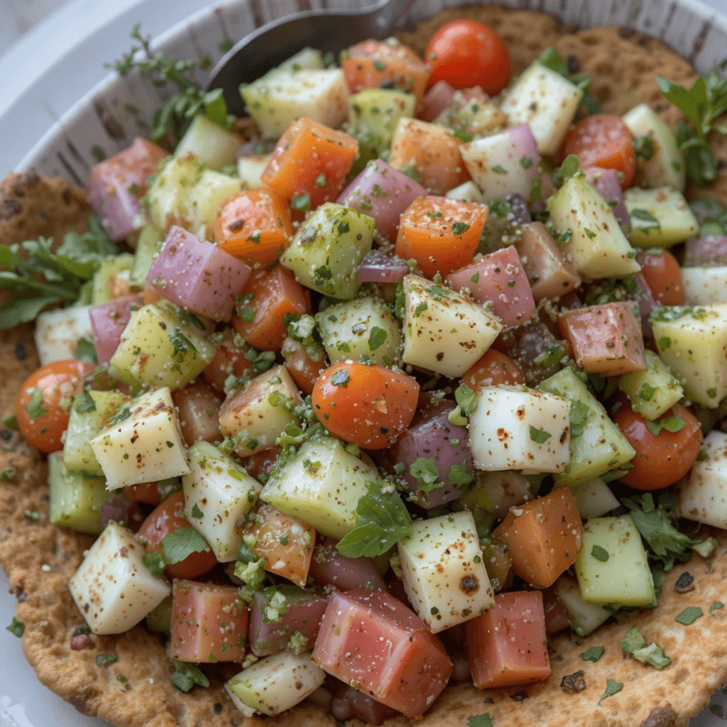 Fattoush: Una Ensalada Clásica de Líbano