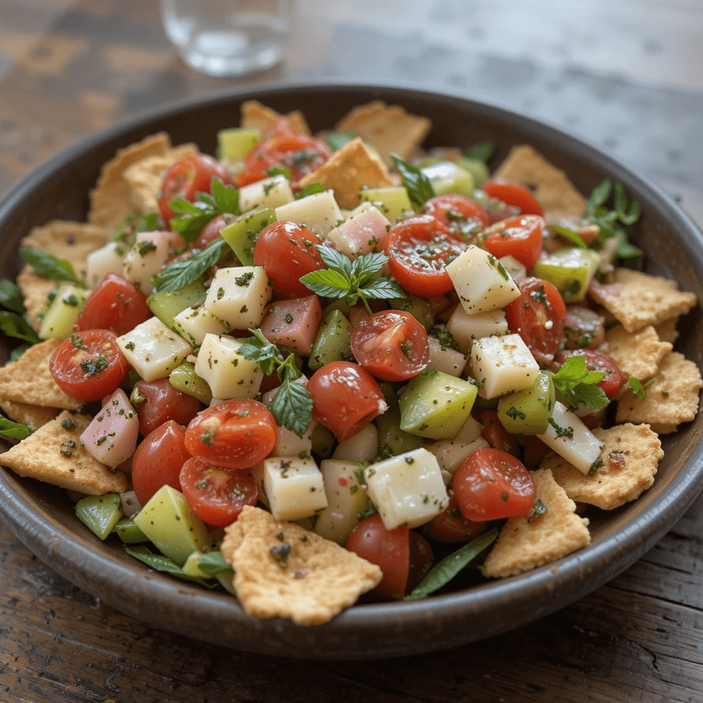 Fattoush: Una Ensalada Clásica de Líbano