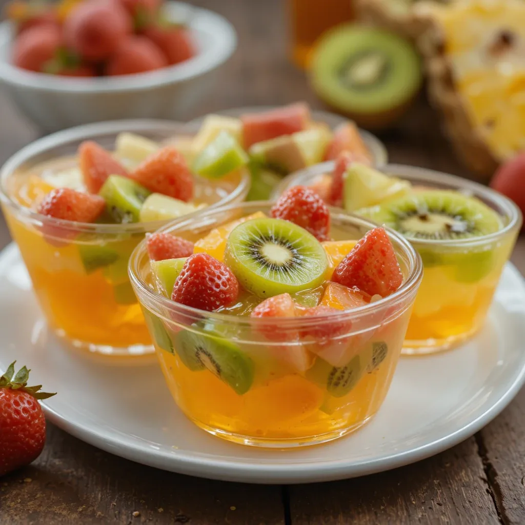Gelatina de Frutas Frescas: Un Postre Refrescante de México
