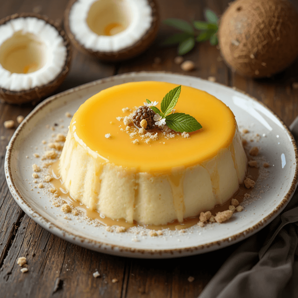 Flan de Coco Saludable: Un Delicioso Postre Mexicano