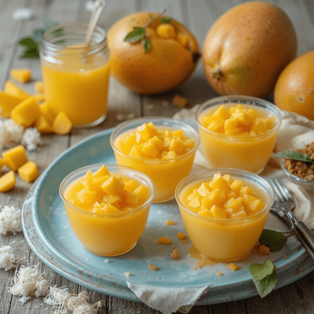 Gelatina de Mango Natural: Un Postre Mexicano lleno de Sabor y Tradición