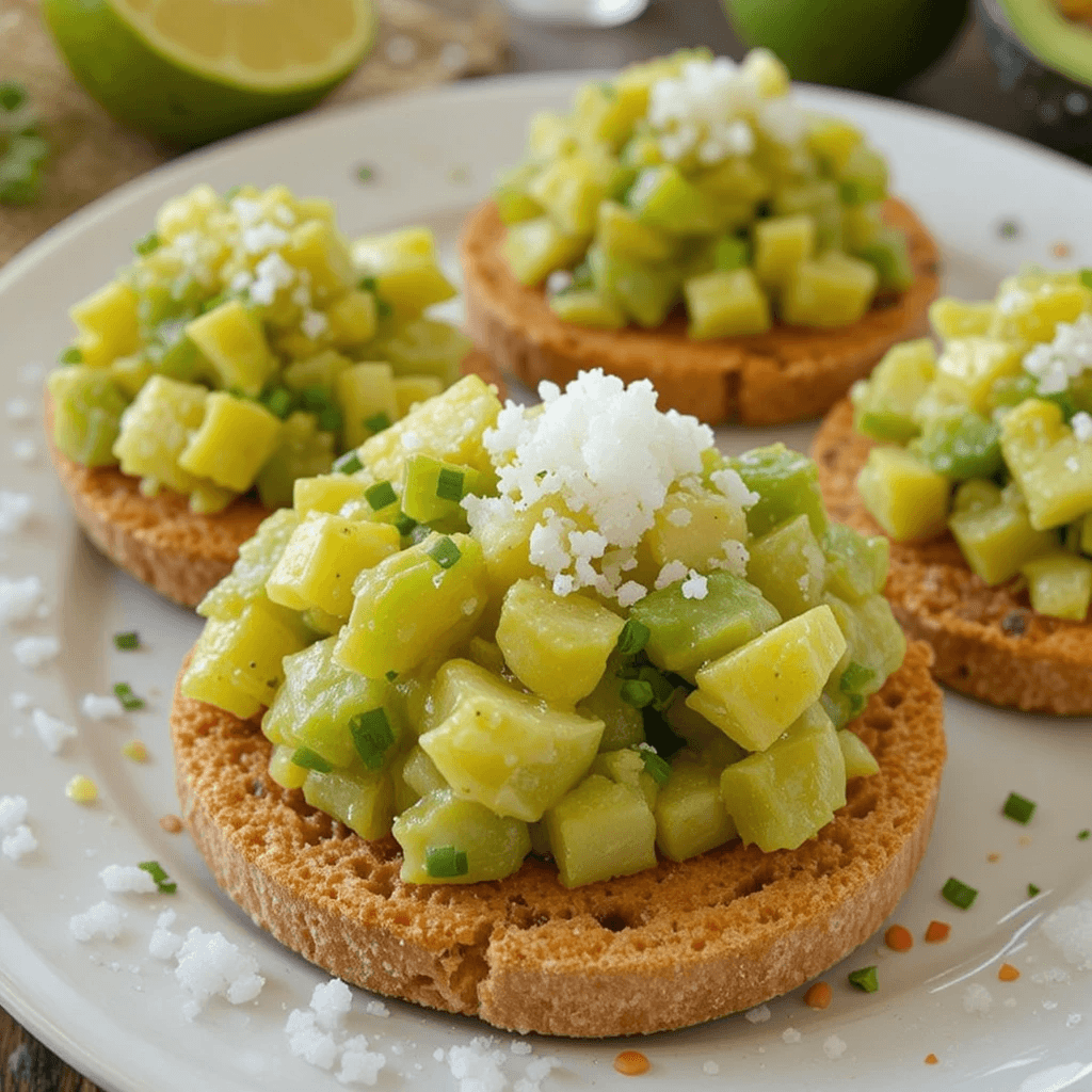 Bocadillos de Aguacate y Limón: Un Manjar Mexicano que Celebra la Frescura