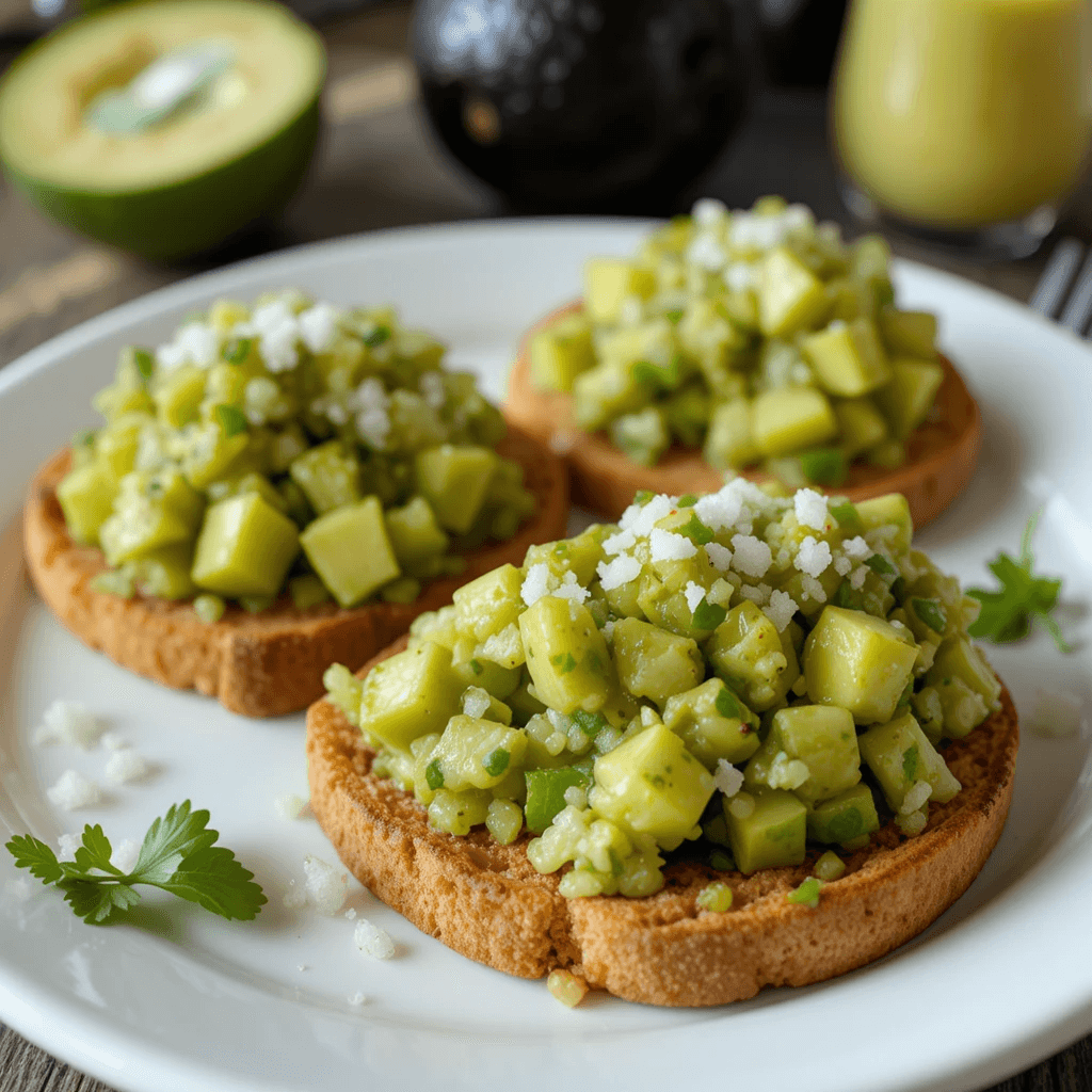 Bocadillos de Aguacate y Limón: Un Manjar Mexicano que Celebra la Frescura