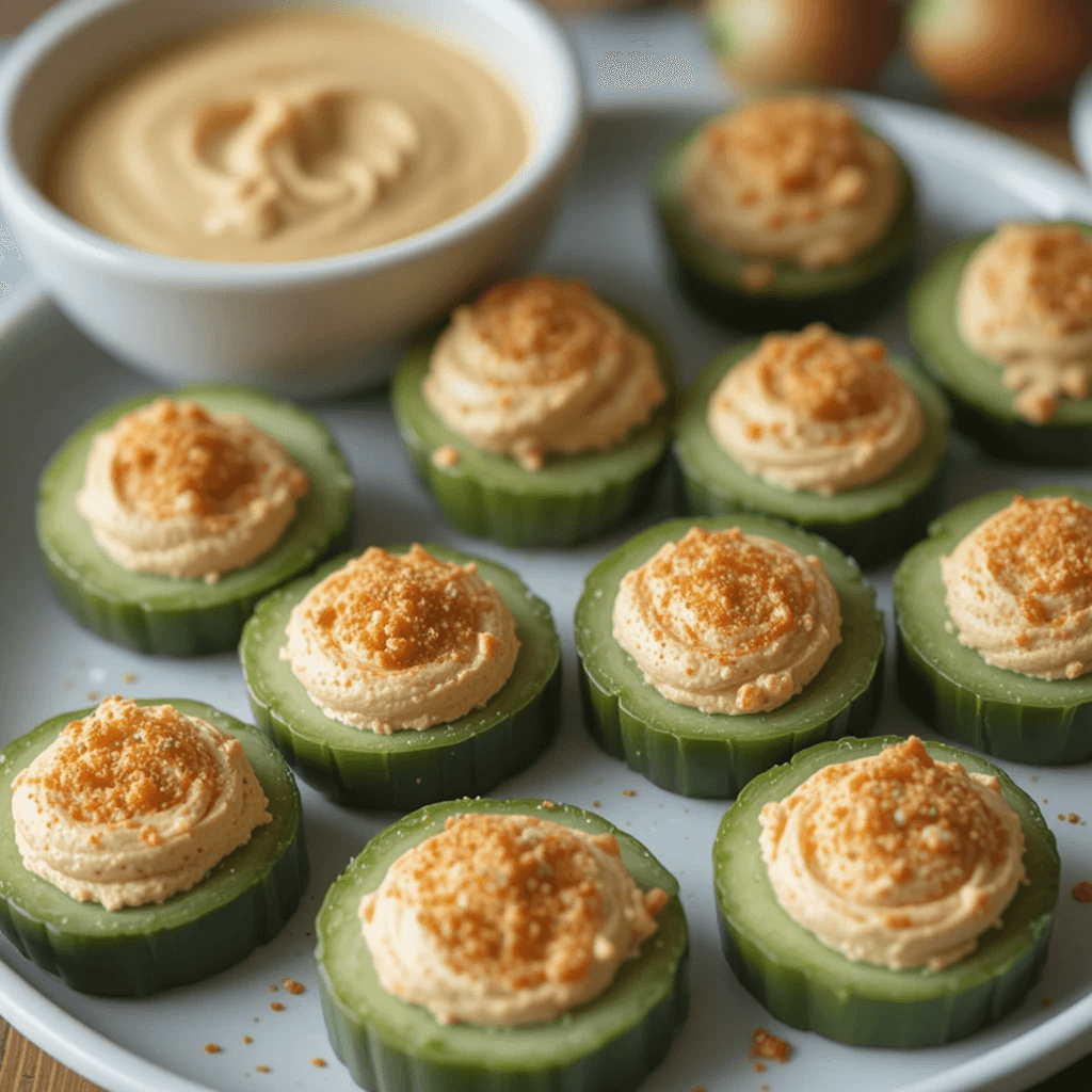 Bocados de Pepino con Hummus: Un Viaje Culinario Saludable desde Argentina
