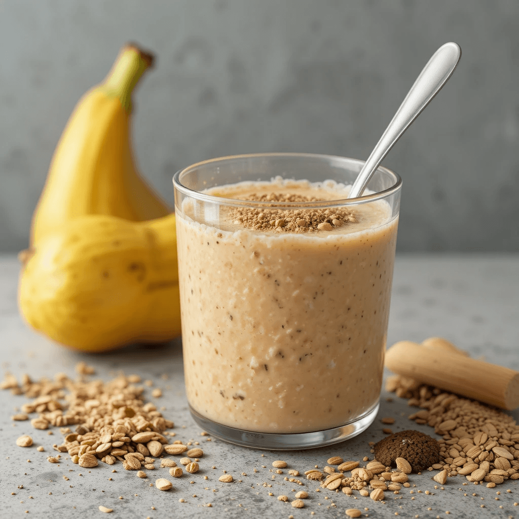 Malteada de Plátano y Avena: Un Delicioso Postre Saludable