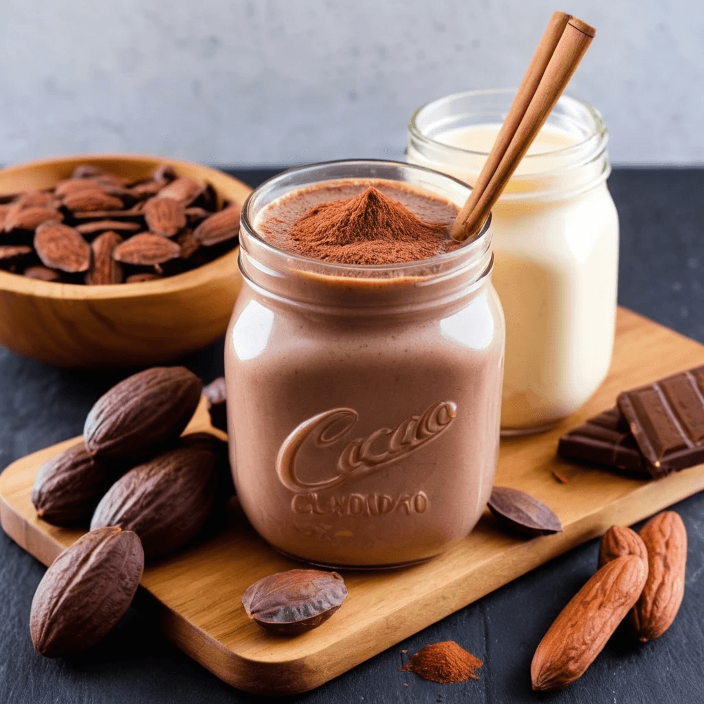 Licuado de Cacao y Almendras Un Viaje Esencial hacia la Salud y el Sabor