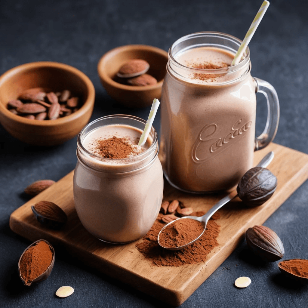 Licuado de Cacao y Almendras Un Viaje Esencial hacia la Salud y el Sabor