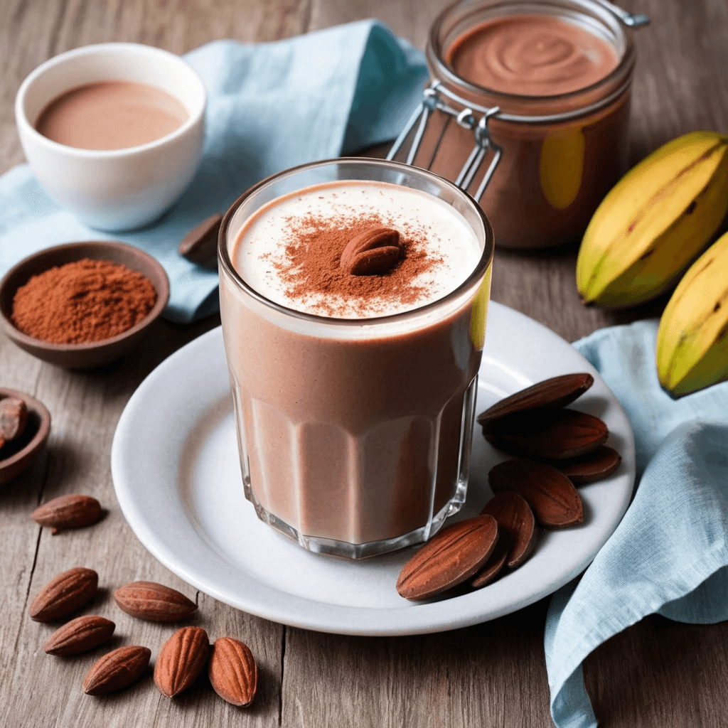 Licuado de Cacao y Almendras Un Viaje Esencial hacia la Salud y el Sabor
