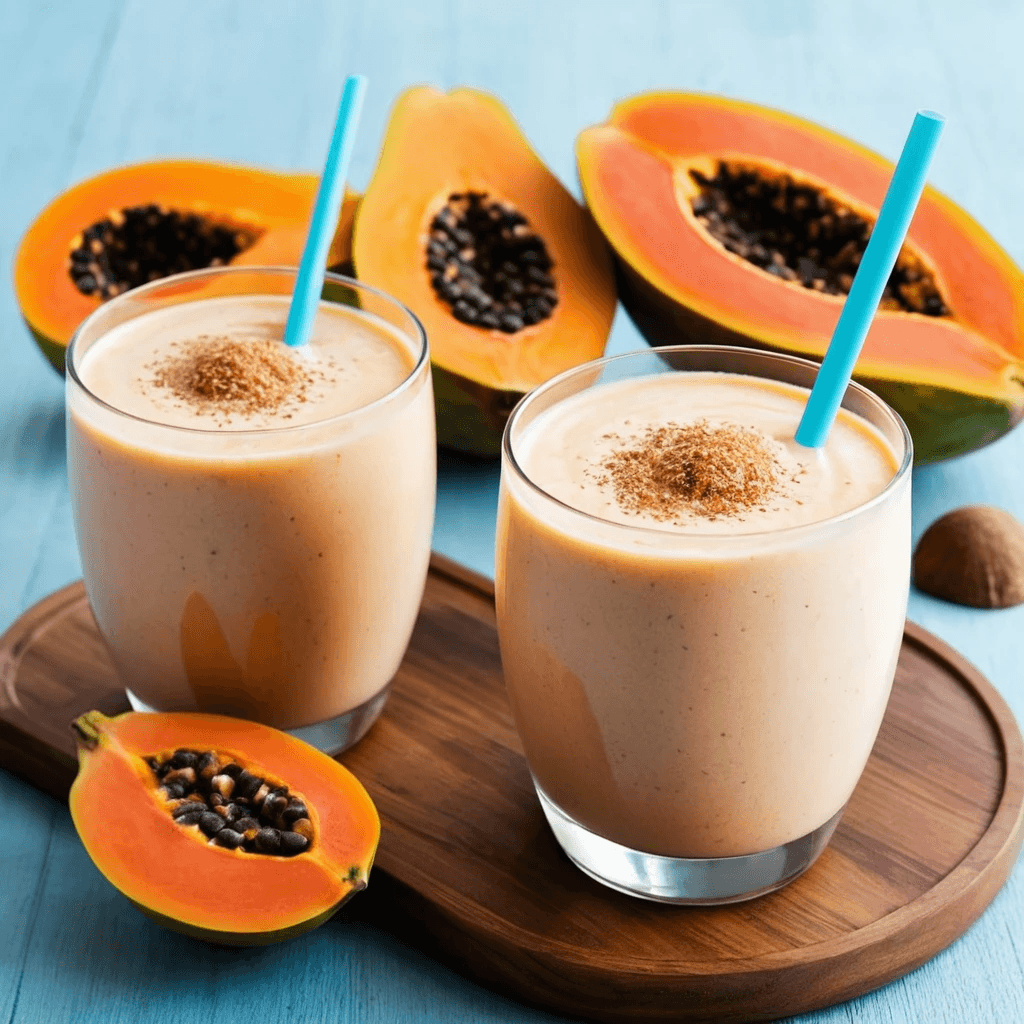 Batido de Papaya y Coco: Un Viaje Tropical de Sabor y Nutrición