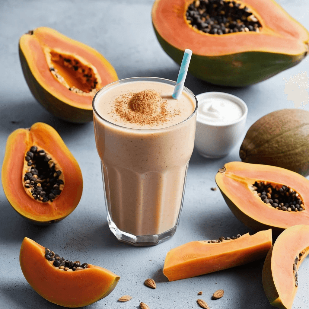 Batido de Papaya y Coco: Un Viaje Tropical de Sabor y Nutrición