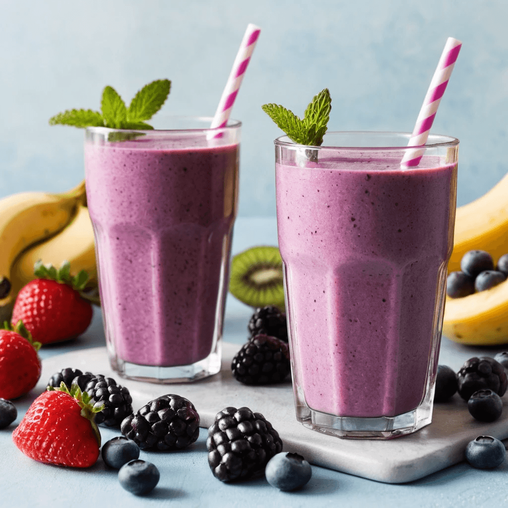 Smoothie de Mora y Yogur: Una Experiencia Refrescante y Nutritiva
