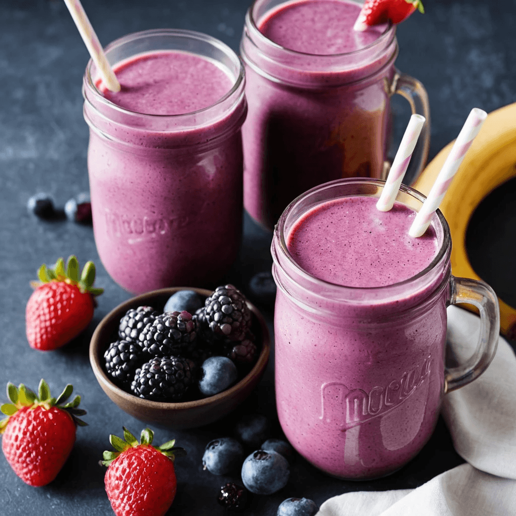 Smoothie de Mora y Yogur: Una Experiencia Refrescante y Nutritiva
